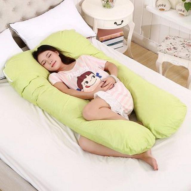 25 Sleeping Support Pillow for Pregnant Women Full Body Pillow Cotton Pillowcase U Shape Maternity Sleeper Bed Pregnancy Pillows