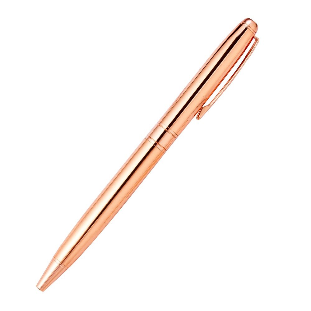 High grade metal pen rotating ballpoint pen school writing office signature pen stationery