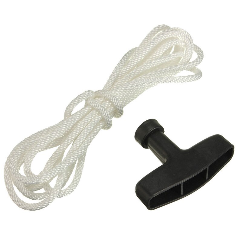 3m Starter Start Cord Line Cord Rope &Pull Handle for Petrol Lawnmowers Engine