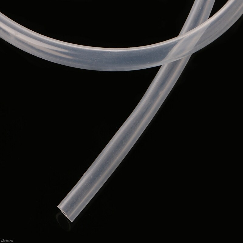 Tuyau Flexible en Silicone de alimentaire, diamètre intérieur 10mm x 12mm, 1m, Transparent, Damom