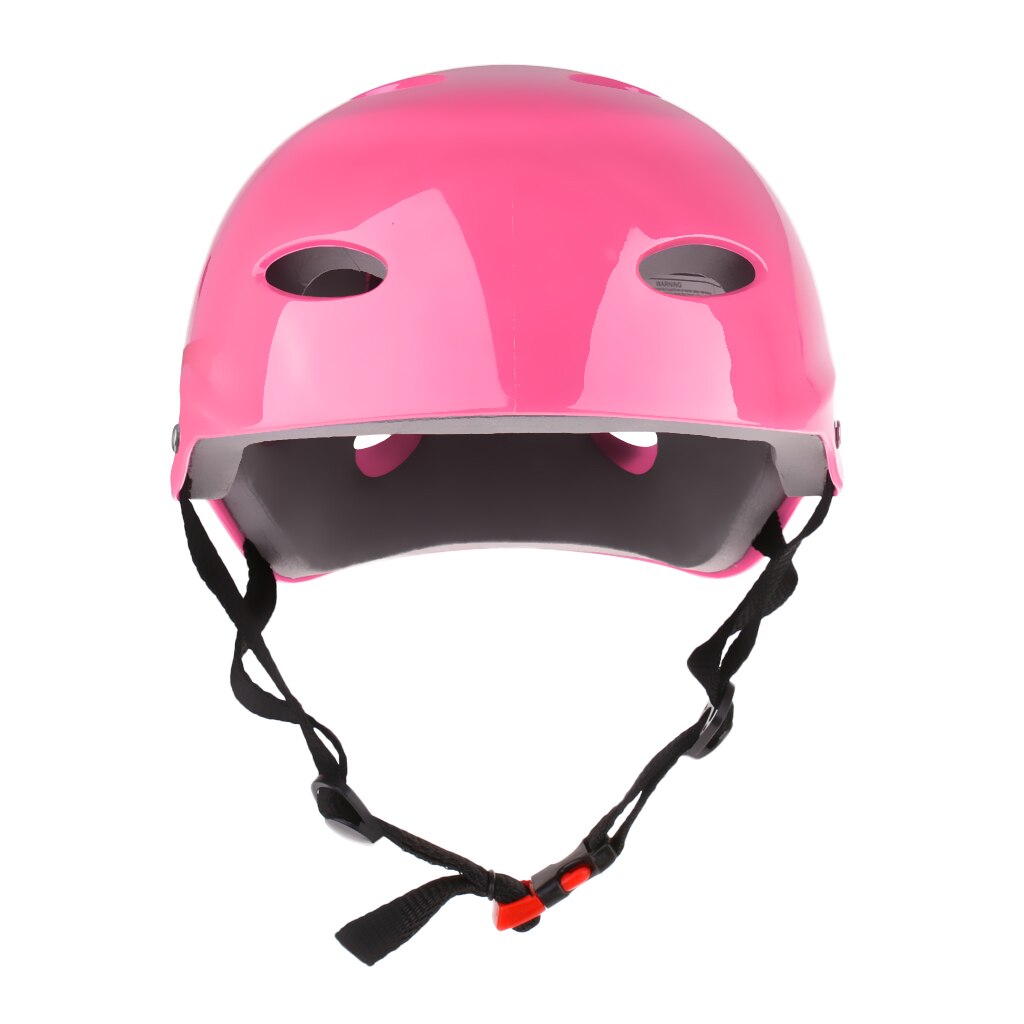 Casco de seguridad deportivo resistente al agua, ultraligero, ajustable, certificado CE para exteriores, bote, escalada, surf, Rafting, navegación S/M/L: Pink M