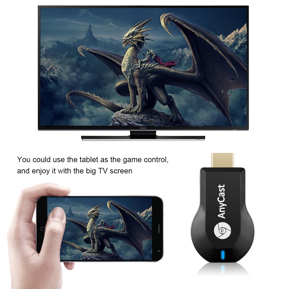 Dongle de TV inalámbrico M2 compatible con HDMI para Airplay, receptor de pantalla WiFi, Miracast para teléfono, Android, PC, PK G2 G4,