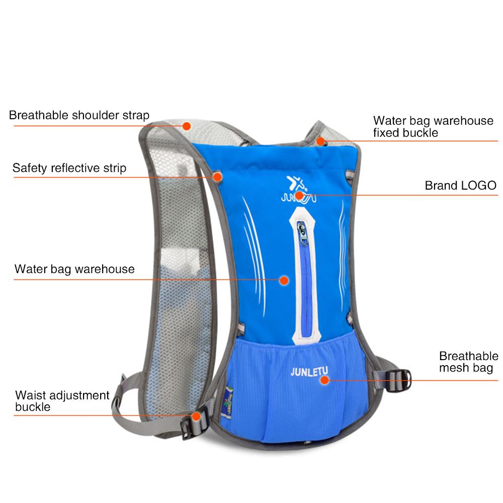 Durable Water Bag Backpack Hydration Backpack Water Bladder Bag Soft Outdoor Off Road Camping Marathon Cycling Climbing