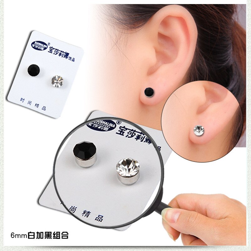 1 Pair Magnetic Slimming Earrings Slimming Patch Lose Weight Magnetic Health Jewelry Magnet Of Lazy Paste Slim Product Accessor