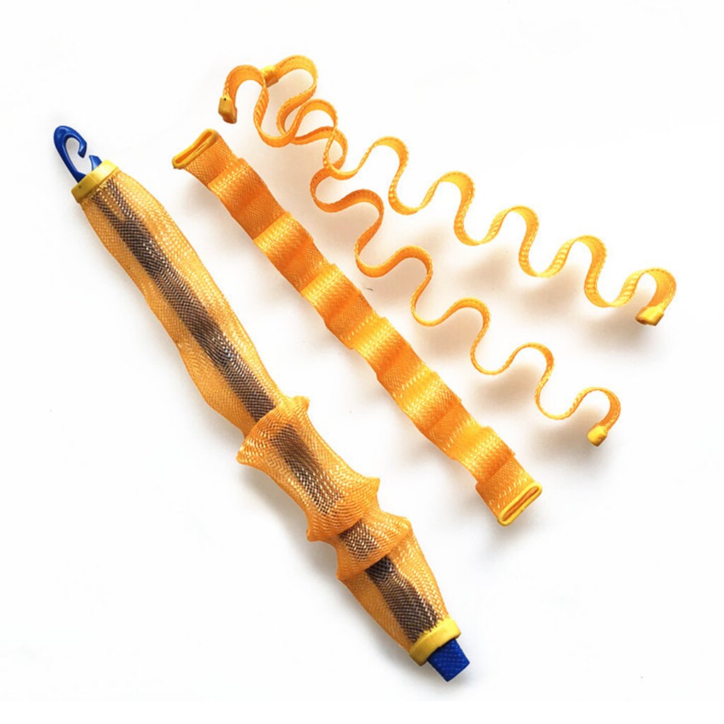 12 pz Capelli Lunghi Bigodini messa in piega kit con Ganci A Spirale Boccoli per le Donne Della Ragazza Aste perm messa in piega Ondulato Rulli no di calore