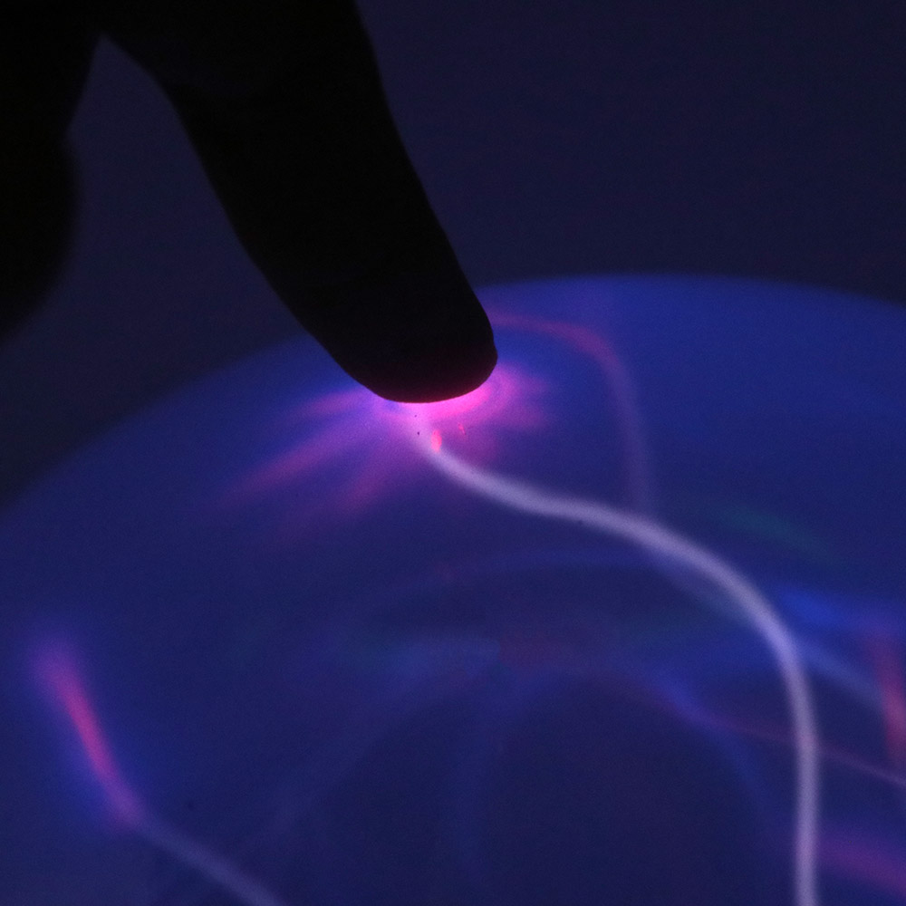 Nyhed glas magi plasma kuglelys 6 8 tommer plasma lampe elektrostatisk ion krystal kugle lys bord nat lampe