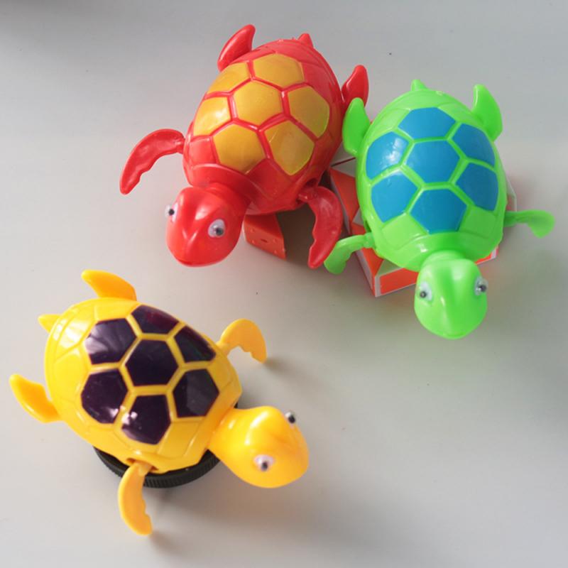 Skildpadde badelegetøj badeværelse badekar badelegetøj urværk vind up plast badebassin til baby børn unisex tilfældig farve: Default Title