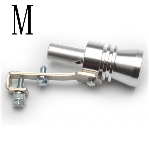 Amplificateur d'onde sonore pour Automobile, rénovation automobile, turbine, sifflet, tuyau d'échappement: silvery M