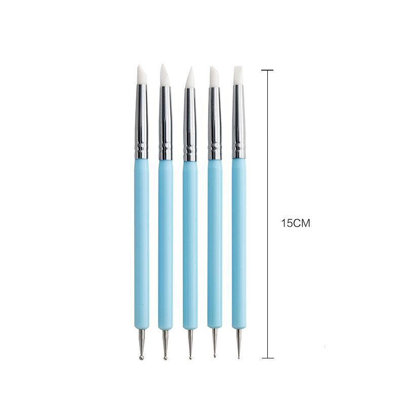 42pcs DIY Mandala Dotting Tools Set Portable Multifunction Embossing Dot Kit Dotting Pens Brush Acrylic Rods for Painting Rocks