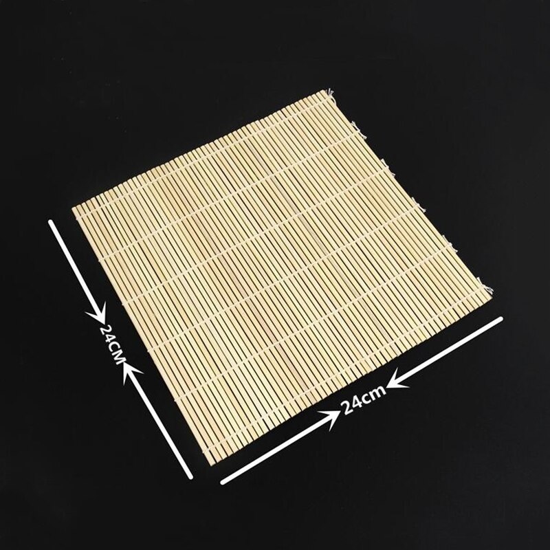 DIY Bamboo Sushi Maker Tools Roller Bamboo Rolling Mats Set Roll Handmake Bamboo Sushi Mat Making Kit Mold