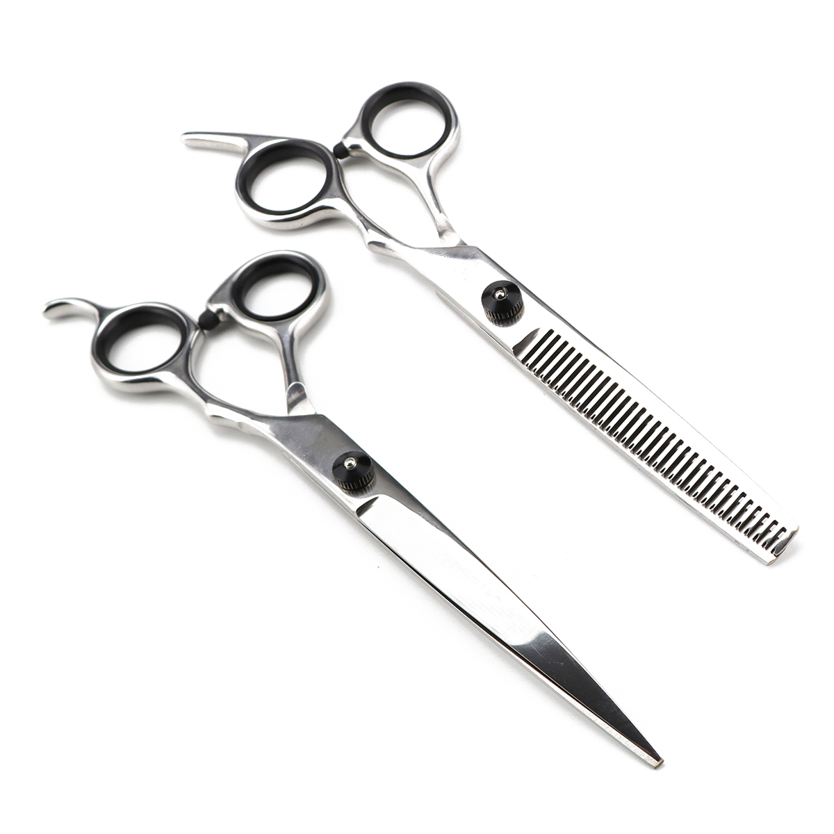 Dog Grooming Scissors Japan Stainless Thinning Shears Down Curved Scissors Pet Scissors Curve Shears Chunker Shears: light yellow