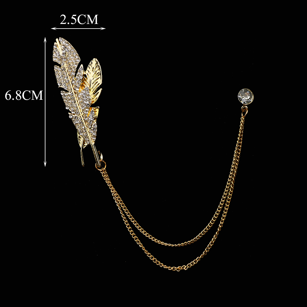 Mode Gentleman Kwastje Keten Broche Gitaar Muzieknoot Star Leaf Retro Revers Pin Voor Mannen Trouwpak Shirt Colla Accessoires: Puur Goud Kleur