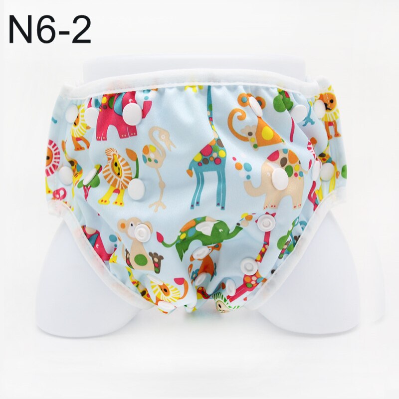 Pantalón de nadar para bebé, pañal de natación ajustable transpirable, pañales cómodos para la piscina: 06