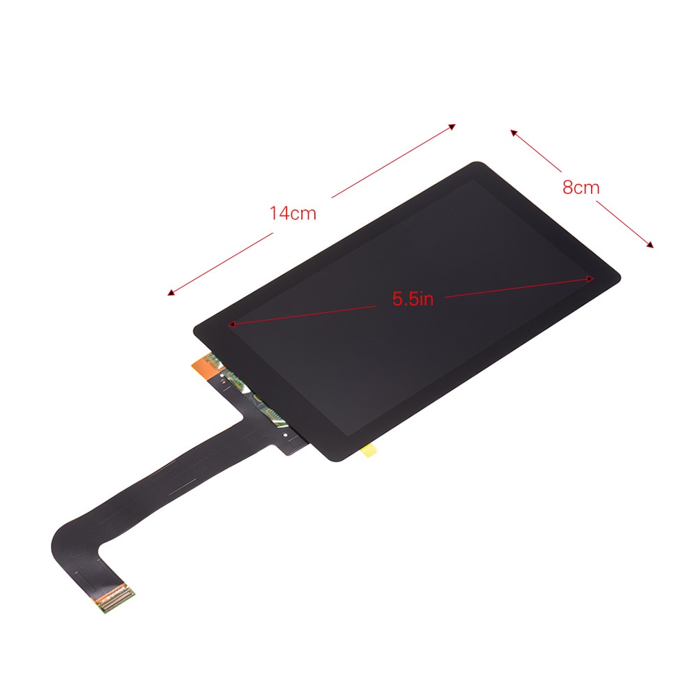 2K Replacement Display Screen 5.5 Inch with Pasted Tempered Glass Protective Film for Anet N4 CREALITY Anycubic Photon