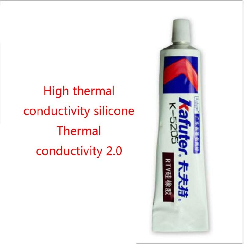 Kafuter-pasta adhesiva de silicona conductora térmica, 100g, K-5205 CPU, disipador térmico de goma