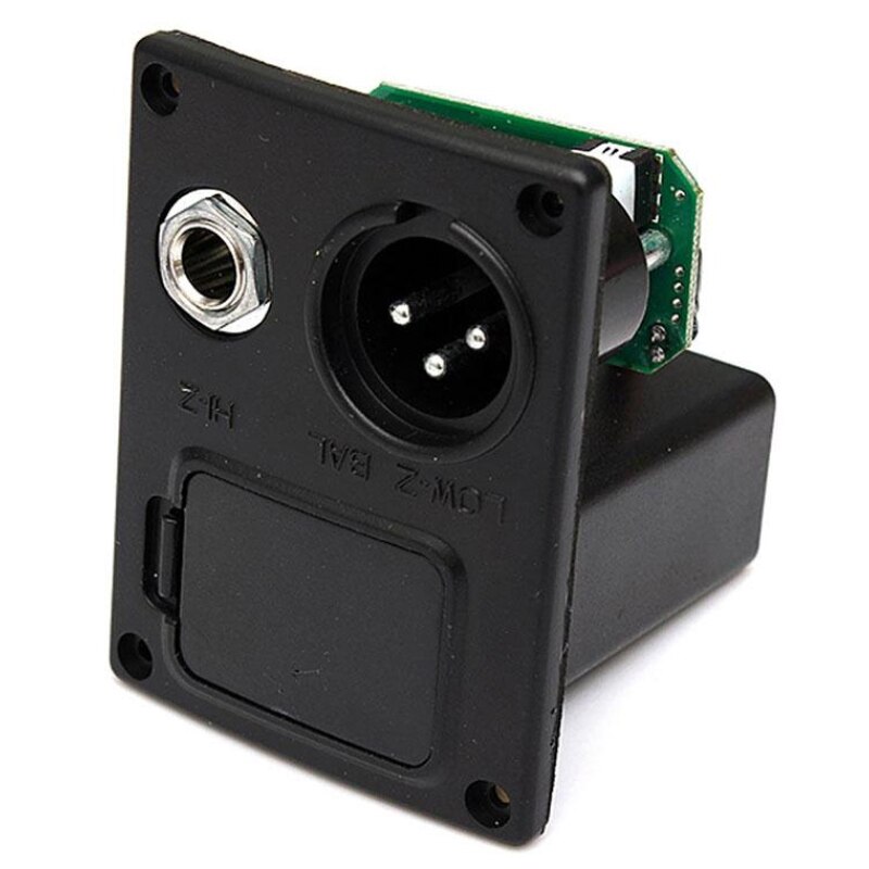 Acoustic Guitar Preamp LC-5 5 Band EQ Equalizer Pickup Tuner LCD with Micro Phone Guitar Pickup for Acoustic Guitar Guitar Parts: LC-5 Battery box