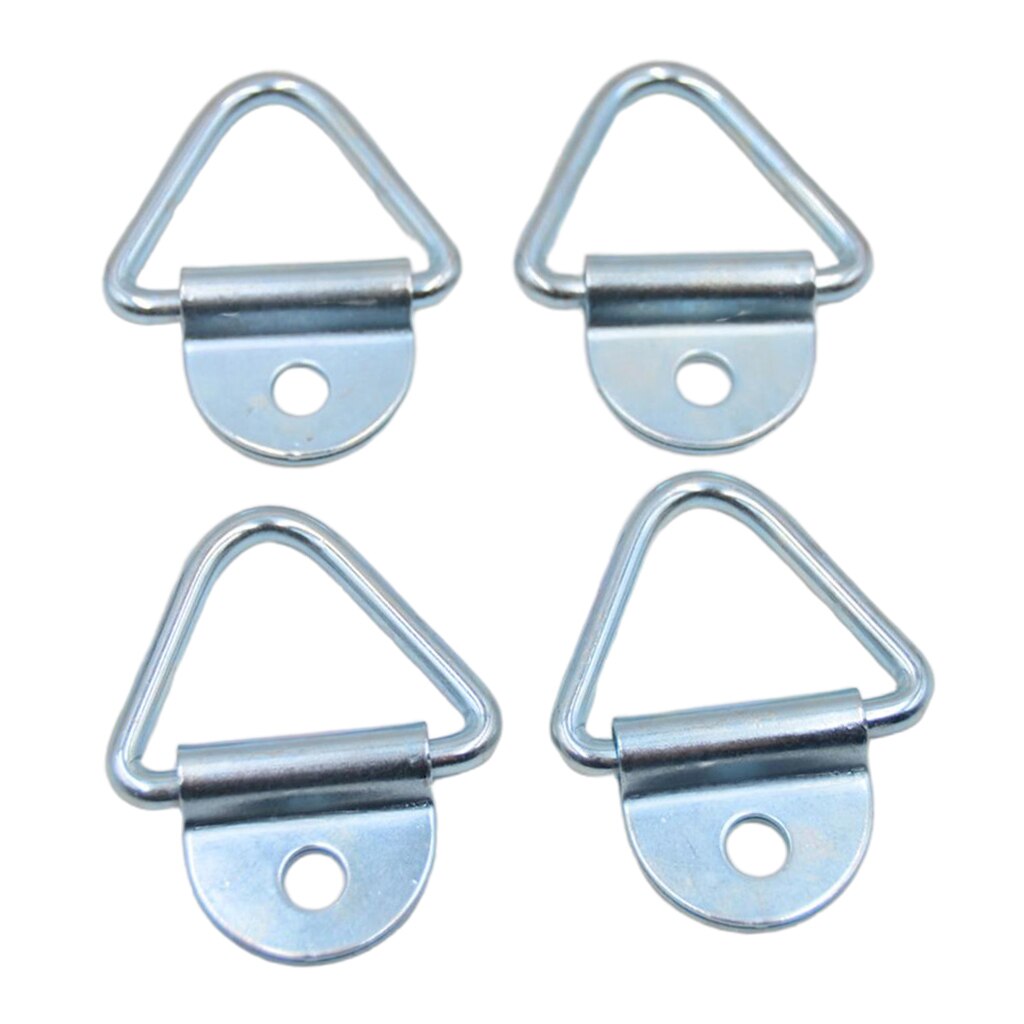 4 Stuks Cargo Tie-Down Ankers Staal V- Bolt Op Trailer Touw Bout Op Belasting