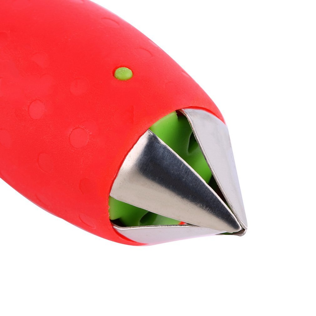 Novelty Kitchenware Strawberry Tomatoes Stalks Stem Leaves Huller Remover Fruit Corer Kitchen DIY Tool