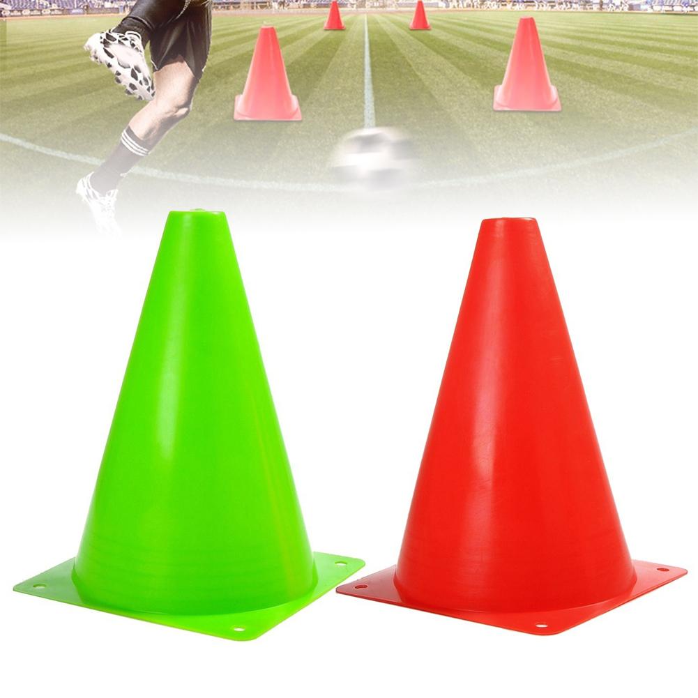 10Pcs Plastic Soccer Football Basketball Training Anti-wind Sign Cone Barrier Outdoor Sports Accessories