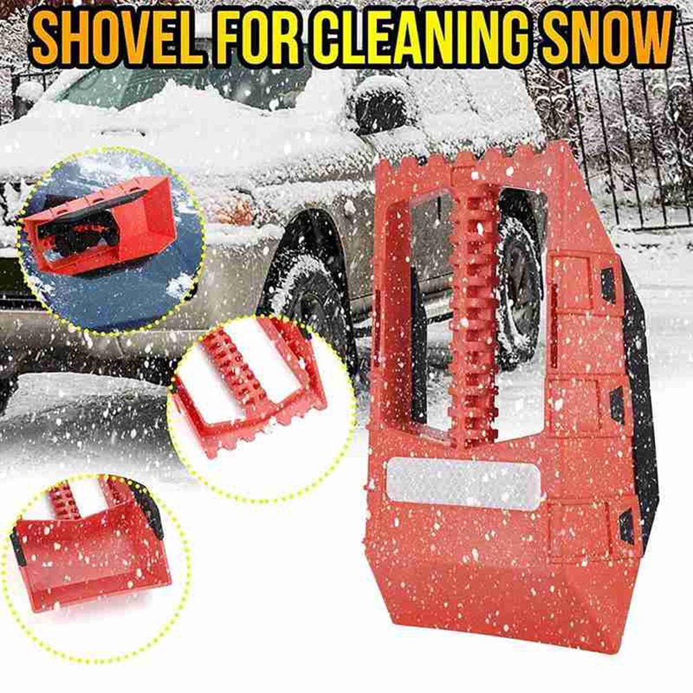Auto Eis Schaber Tragbare Auto Schnee Schaber Multifunktionale Schaufel Eis Schaber Große Schneeschuhe Entfernen Schaufel Für Freien Notfall