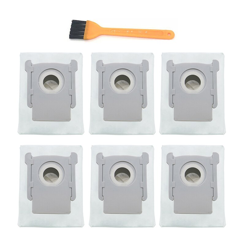 Vervangende stofzakken voor de irobot roomba  i7 i7+ s9 s9+  clean base stofzuiger, multi-set: 7 stuks