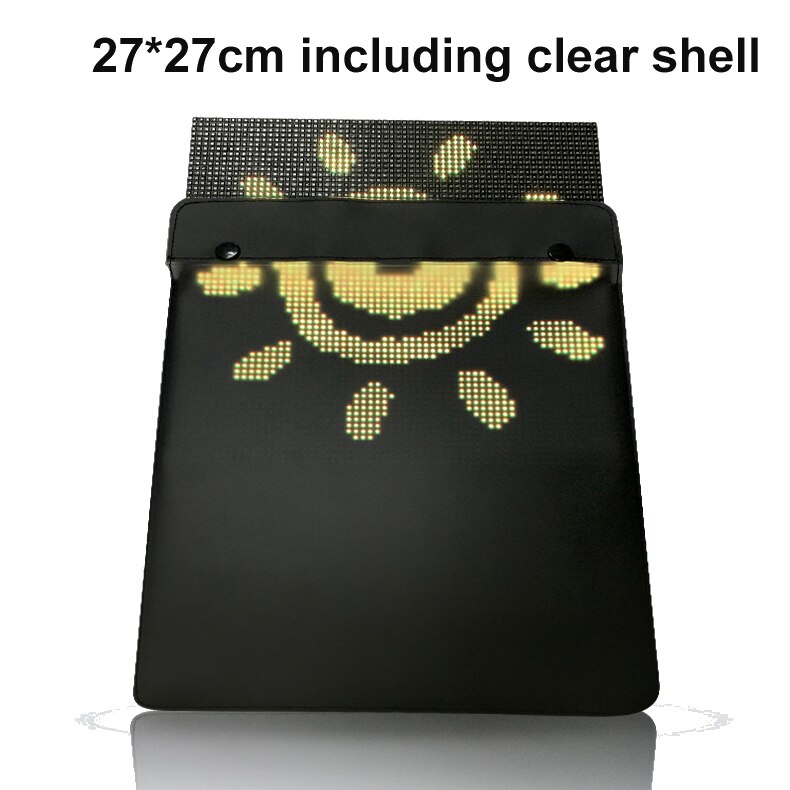 LED Advertising Panel for Box Wireless App Control Scrolling Message and Expression Dynamic DIY LED Jacket LED Vest: LED Panel only