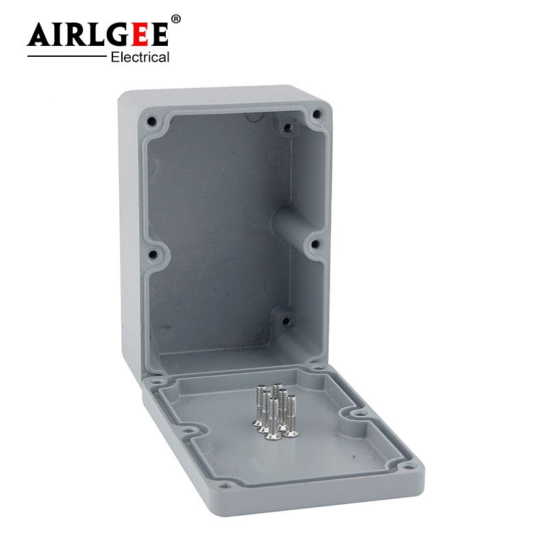 120 * 80 * 55mm cast aluminum IP65 waterproof security monitoring metal power box mini aluminum box outdoor industrial box