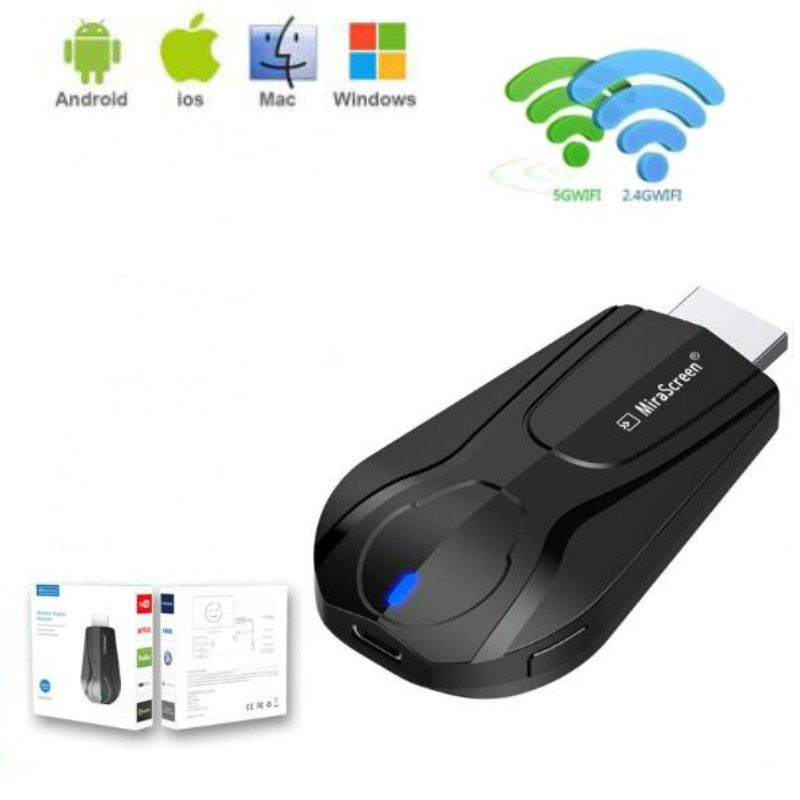 Mirascreen Wireless TV stick Miracast Airplay Receiver 2.4G Wifi Dongle Mirror Screen cast pusher Anycast MirrorScreen