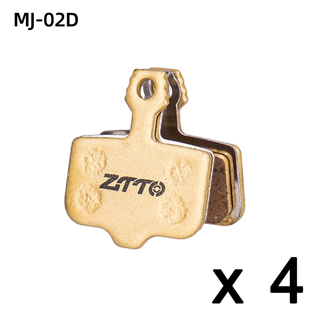 ZTTO 4 paires de plaquettes de frein de vélo entièrement en métal vtt pour MT200 M8000 M785 G03TI G04TI Code de guidage DB1 BB5 CR MT2 MT4 R1 frein à disque de vélo: green