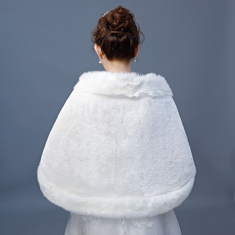 bridal shawl Bridal fur shawl wedding dress coat Bridal cheongsam dress coat