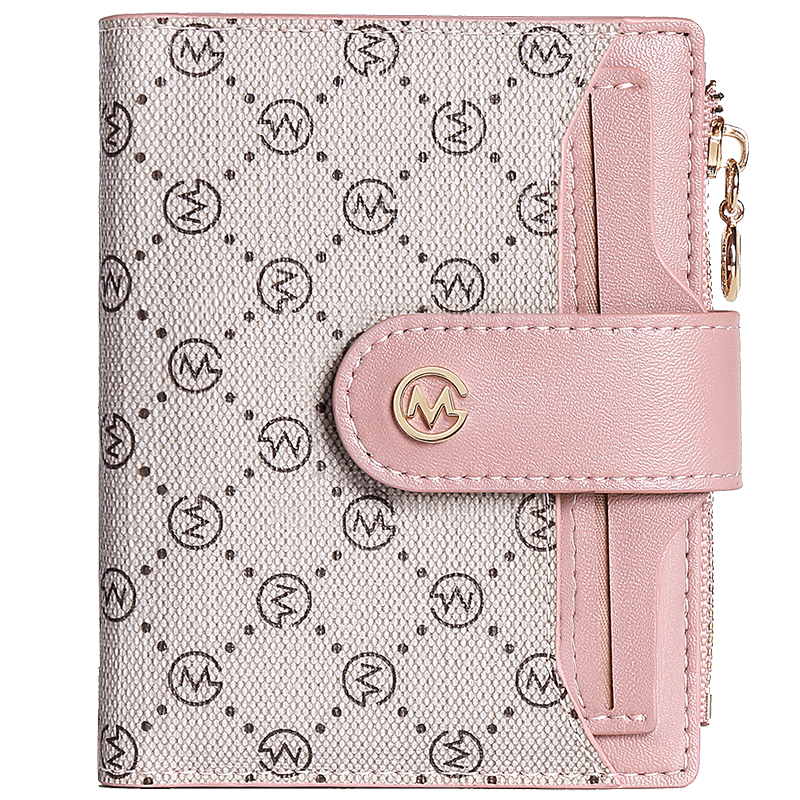 GOLF Wallet Women's Short Zero Wallet niche Mini Wallet Old Flower Card Bag Ins Style: Default Title