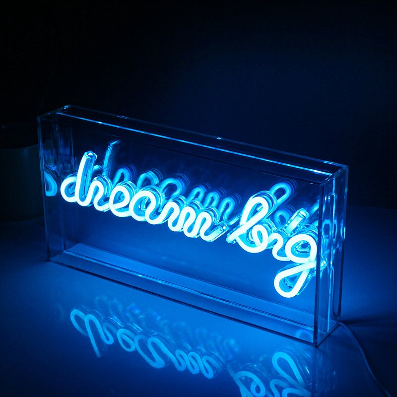 Insegna Al Neon OPEN Rosa E Blu A LED Per Negozi, Bar, Caffè, Salone E Club – Decorazione Murale Elegante E Moderna