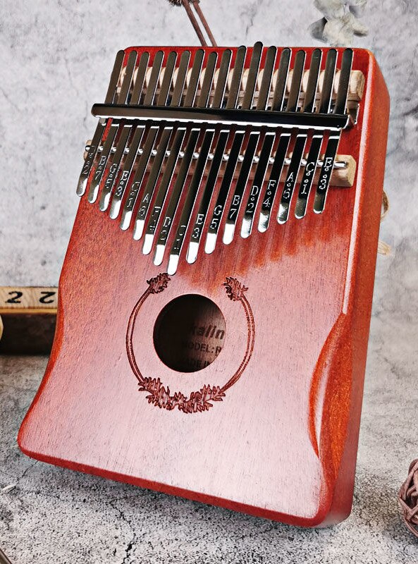 Thumb Piano 17-tone Kalimba Beginner Introduction KAlimaba Finger Piano Portable Instrument Best and Good Sound: A-3