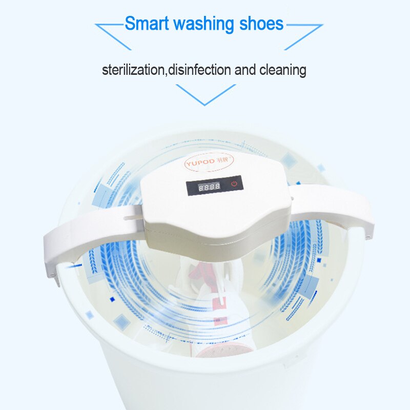 Ultrasonic shoe washer Portable shoe washing machine Automatic home shoe cleaning machine shoes cleaning equipment for 3-5 pairs
