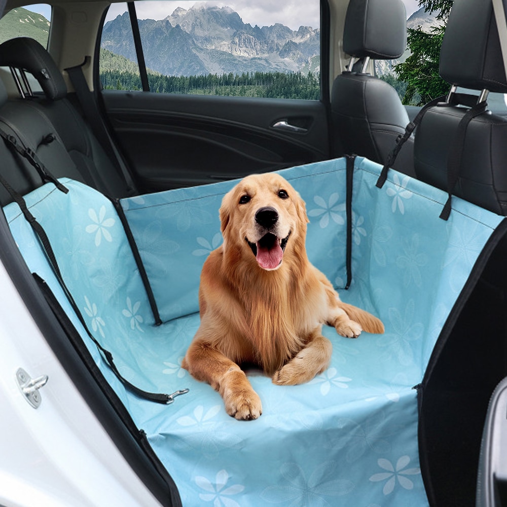 Pet Carrier Dog Car Back Seat Carrier Cover Waterproof Basket Safety Travelling Mesh Hanging Bags Dogs Seat Bag Basket