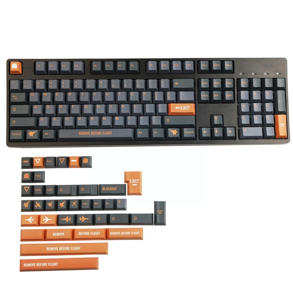 Mechanical Keyboard GMK Stealth Keycaps Profile Key GK64 Caps GK61 GMK 2U 980 DIY Keycaps Shift 142 1.75U With Keys T4A3