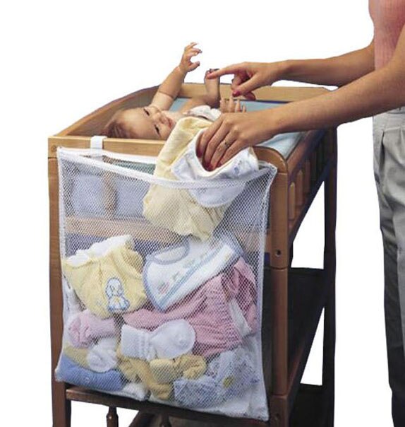Barneseng seng hængende opbevaringspose vugge arrangør legetøj ble bleje lomme til vugge sengetøjssæt billig vugge sengetøj tilbehør