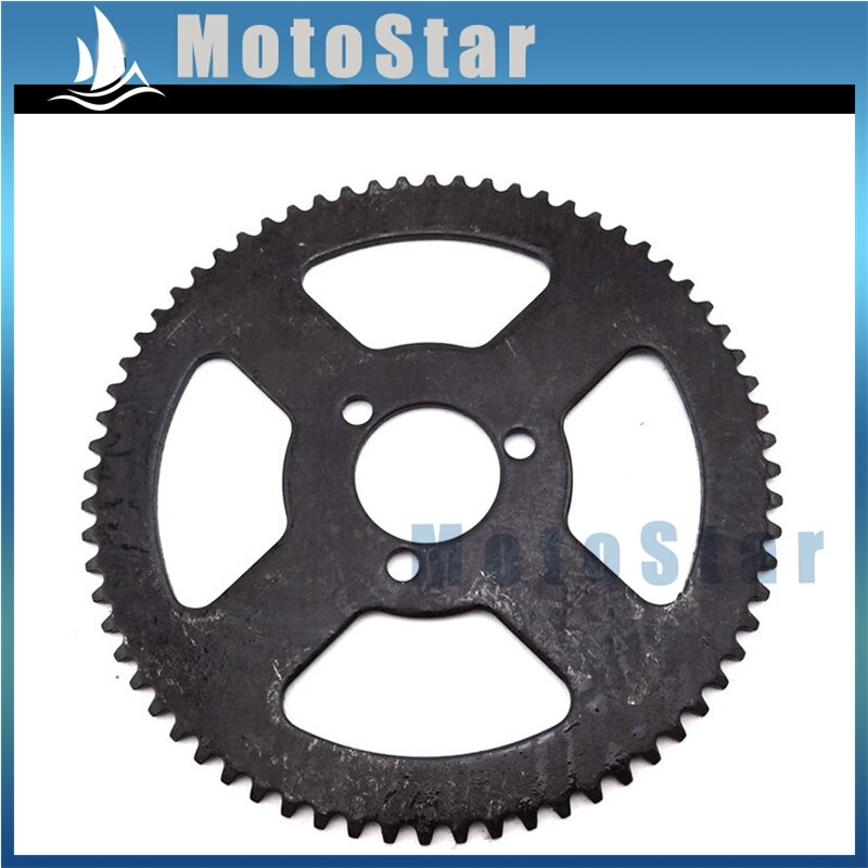 29mm 68 Tooth 25 H Stahl Hinten Kettenrad Für 2 Hub 47cc 49cc Chinesische Pocket Bike Goped Roller mini ATV Quad 4 Wheeler
