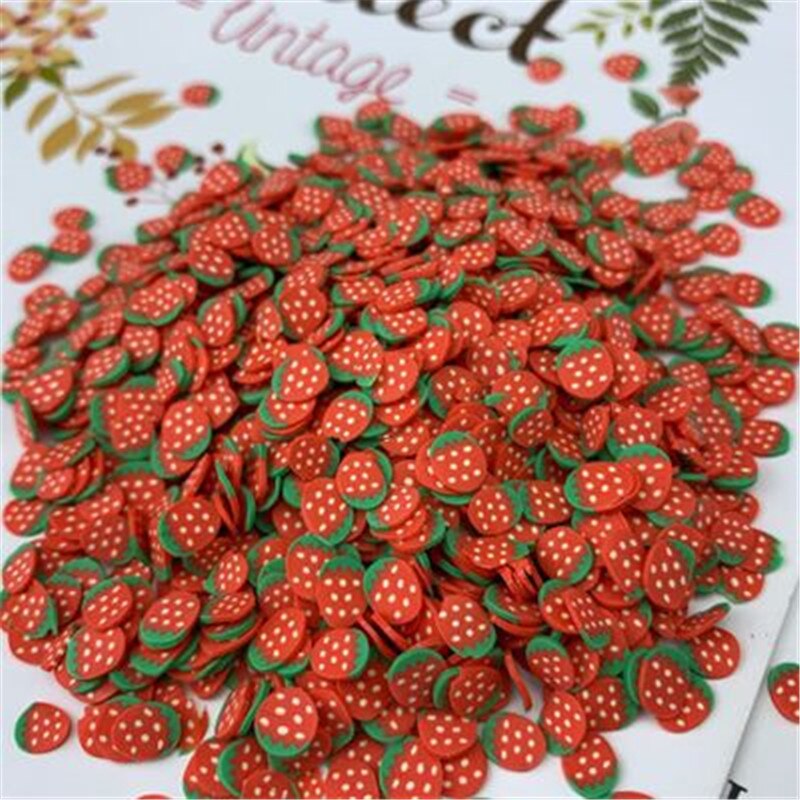 1000pcs/set Vegetables Slimes Fruit Slices Decor Additives For Filler Supplies Accessories Watermelon For Nail Art Slimes Toy: Gold