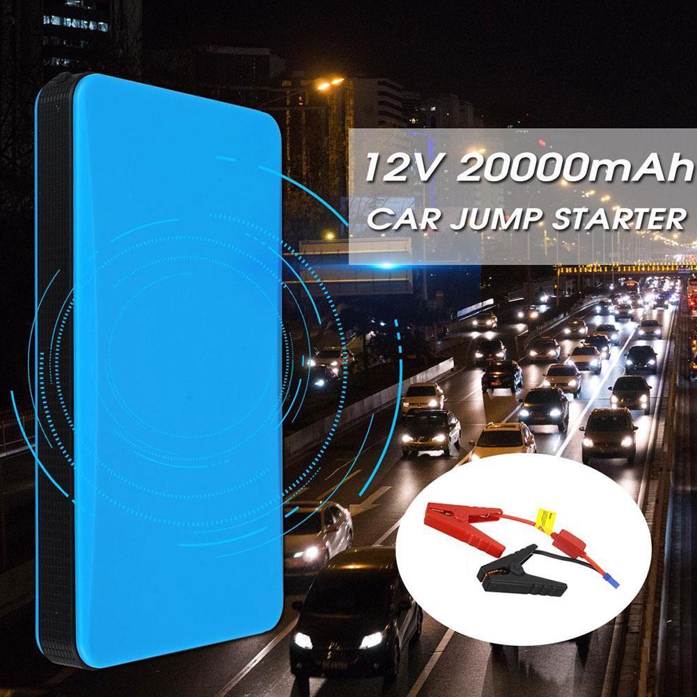 Mini Portable 12V Car Battery Jump Starter Auto For Cell Start Power Car Power & Phones Bank Engine Jumper Starting Com V6D2