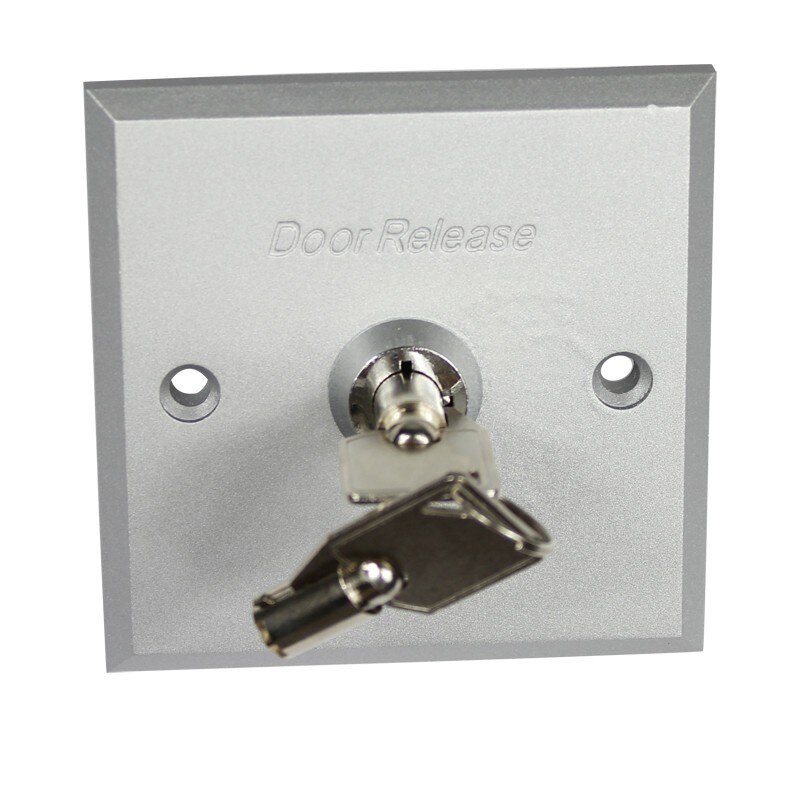 Aluminium alloy emergency switch lock with key door access control system exit push button door release