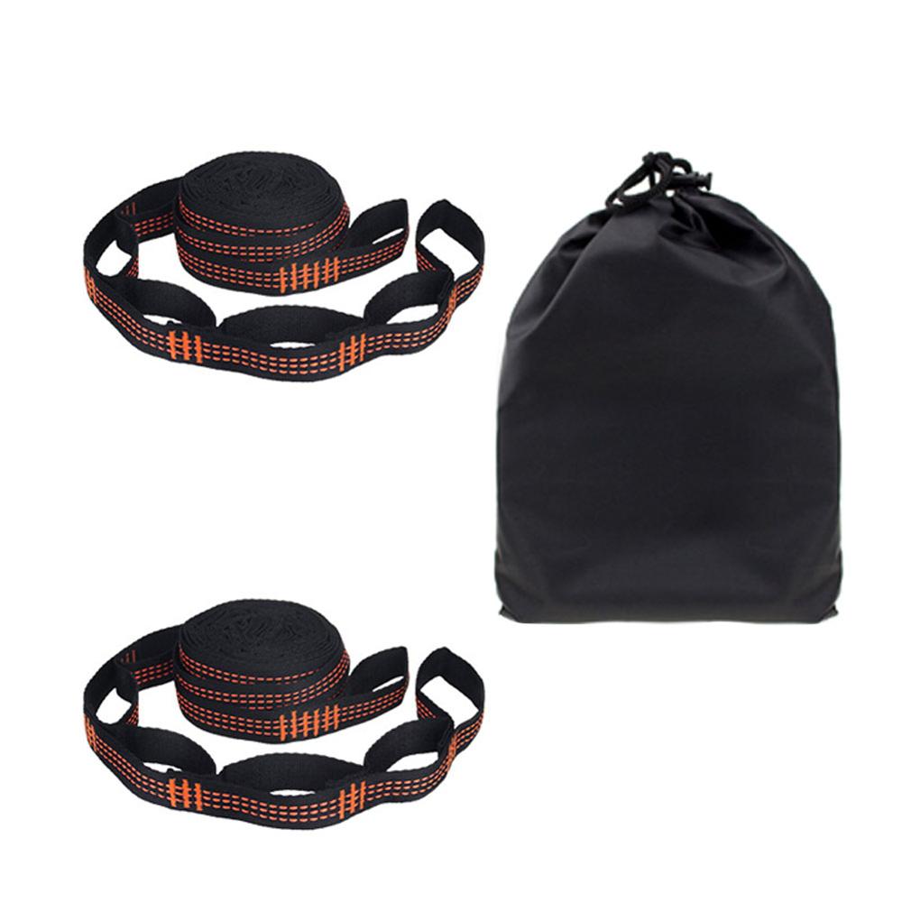 2Pc Outdoor Hangmat Boom Band Boom Tie Touw Hoge Dragende Verstelbare Opknoping Bandjes Klimmen Touw Antenne Yoga hangmat Bel