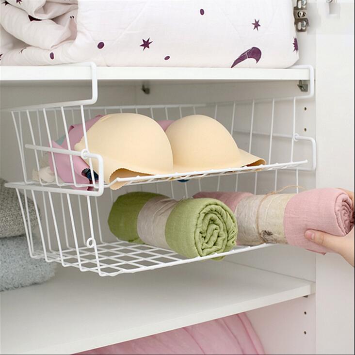 Adjustable Space Rack 1 piece Kitchen Organizer Holder Side Shelf Sidewall Holder Spice Rack Storage