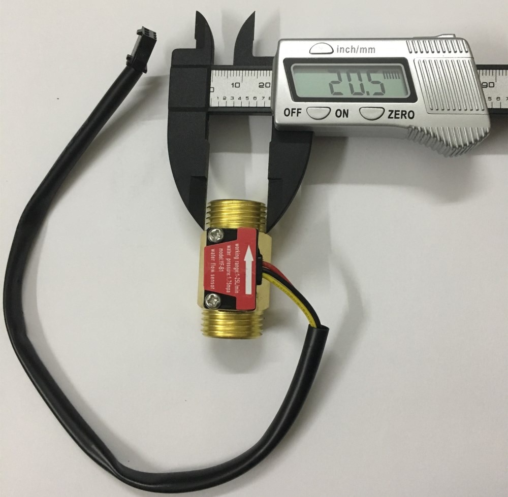 G1/2 Inch Water Flow Hall Sensor Flow Meter For Industrial turbine flowmeter water brass flow sensor