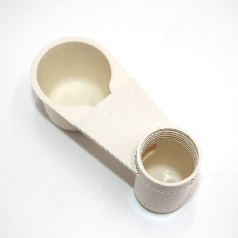 2 STUKS pluimvee waterer vogels water fontein vogels cup kwartel duif huisdier huisdieren parkieten plastic duiven drinkers drinken kom: White