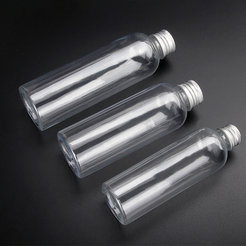 50/100 stuks plastic fles aluminium dop 5 ml 10 ml 15 ml 20 ml 30 ml 50 ml lege flacon monsterflessen transparante container voor reizen