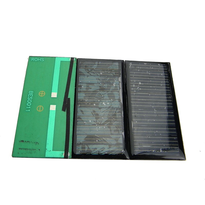 Lille solpanel chancs solcelle 5.5v 60ma polykrystallinsk kraft 0.33w 79 mm× 32.5mm