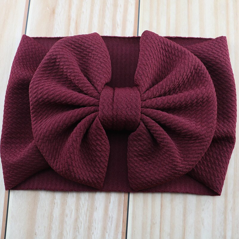 Baby Meisje Hoofdbanden Haarband Baby Hoofdband Bladerdeeg Bandeau Bebe Fille Bullet Stof Boog Knoop Headwraps Tulband Baby Haar Accessoires