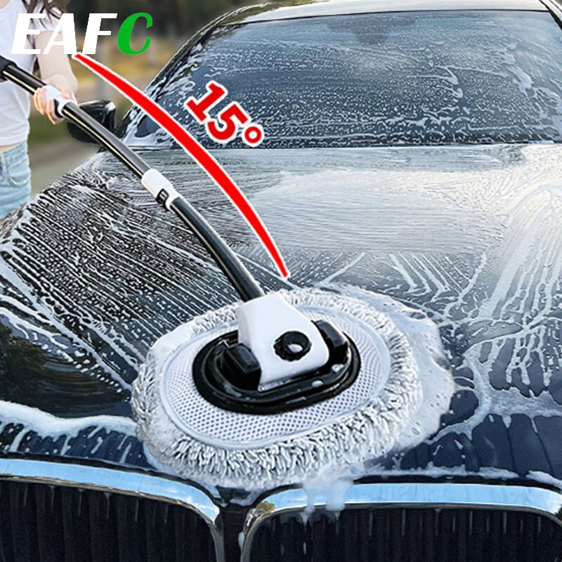Auto Schoonmaak Borstel Dweil Kit Wassen Borstel Chenille Microfiber Auto Wassen Borstel Telescopische Lange Steel Schoonmaken Dweil Auto Schoonmaken Tool
