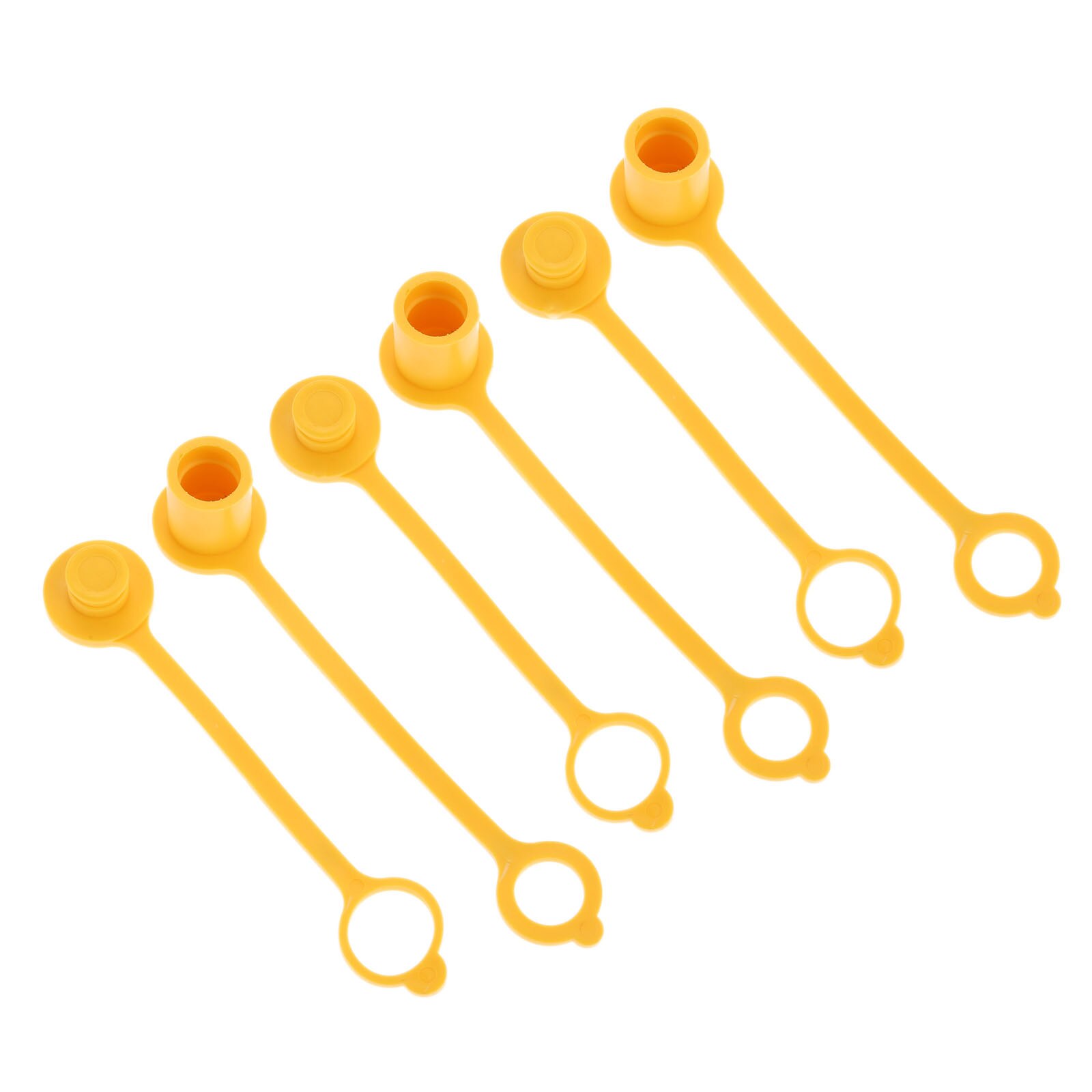 6pcs/set 1/4" Quick Disconnect Connect dust Cap Plug Propane/Natural LP Gas Rubber Adapter Convert to regulator hose Grill BBQ